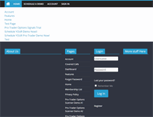 Tablet Screenshot of pro-trader.com