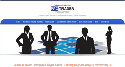 Desktop Screenshot of pro-trader.co.uk