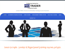 Tablet Screenshot of pro-trader.co.uk